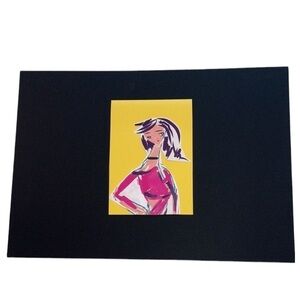 Sinta Margot handmade print from a book illustration no frame on this one